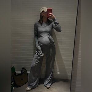 A&F Long-Sleeve Cozy Lounge Knit Tee